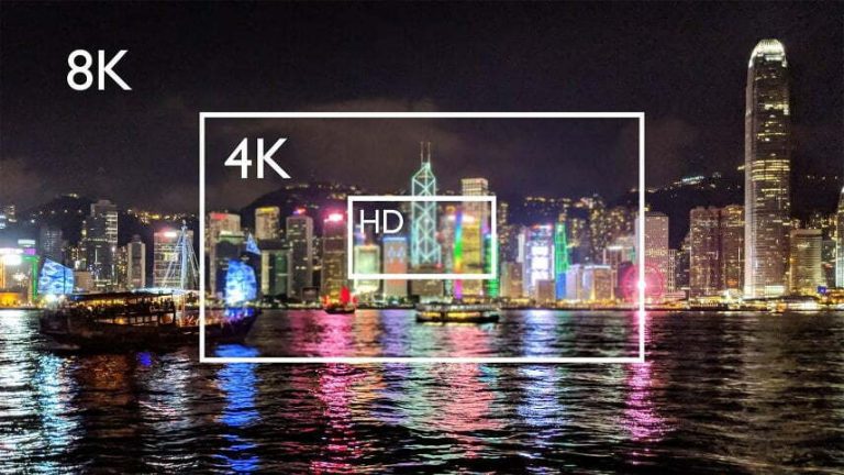 تفاوت کیفیت 4k و 8k